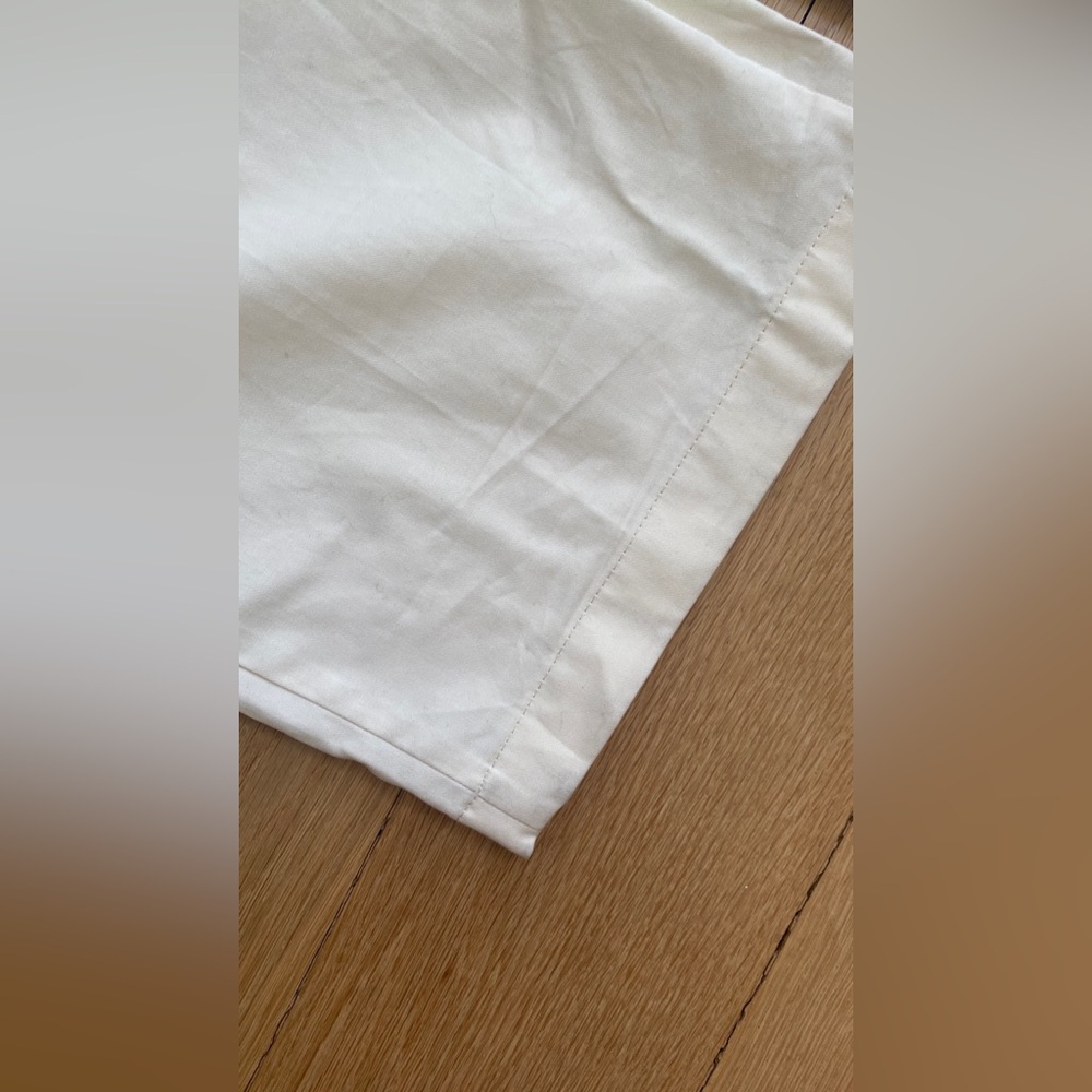 NWT Zara Strapless Wide Leg Cargo Jumpsuit in Off-White - Picture 14 of 16